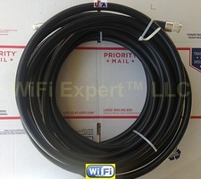 50-200' TIMES® LMR600 LOW LOSS FLEX COAX RF CABLE N TYPE Male Female to Male Fem picture