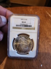 1883 O $1 Morgan Silver Dollar NGC MS65💯💥💥🫣 W/GORGEOUS LUSTER  picture