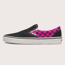 MENS VANS CLASSIC SLIP-ON POP CHECK SIZE 10 VN000D6BYLZ NEW picture