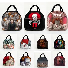 IT*Clowns Lunch Bag Horror Pennywise Unisex Insulated Cooler Liner lunch Box picture