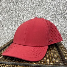 Melin A-Game HYDRO Hat Cap Snap Back Mens Medium Red Hawaiian Lifeguard Beach picture