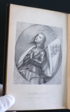 Rare 1862 1st ed Joan of Arc by Strab in German very scarce hardcover G to VG picture