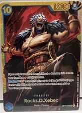 Rocks.D.Xebec OP17-118 The World’s Strongest Warriors SEC Foil English Near Mint picture