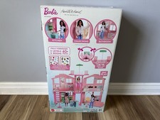 Barbie Hearth & Hand Townhouse Playset 3 Levels 40+ Pieces Furniture Accessories picture