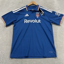 NWT Adidas Clima Cool Como Men 4XL Soccer Jersey Polo Blue Home Fans Version picture