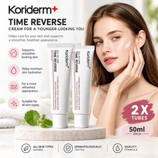 2 X Koriderm Time Reverse Cream, Koriderm Cream for Face for All Skin Types 50ml picture