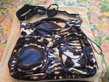 L.A.M.B. Nylon  Gwen Stefani Satchel Handbag - RARE Ikat Print See Details picture