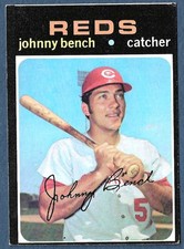 1971 TOPPS JOHNNY BENCH #250 picture