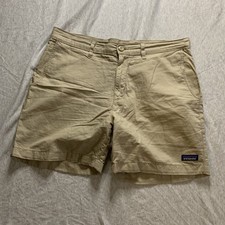 Men's 34' Patagonia Organic Cotton Shorts Beige picture