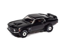 Auto World SC434-2B Thunderjet 1970 Ford Boss 429 Mustang HO Slot Car - Black picture