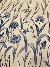  Early 20th Century French Cornflowers Imprint on Paper for textile development  picture