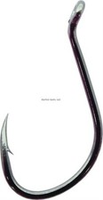 Owner SSW All Purpose Hook #3/0 Forged Shank Up Eye Black Chrome 27/Pk 5315-131 picture