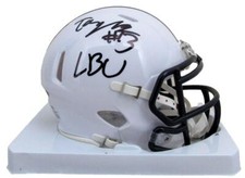 Tony Rojas Signed/Inscribed Penn State Mini Football Helmet JSA 194522 picture