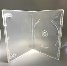 3 PCS 14MM NEW SINGLE SUPER CLEAR DVD CASES WITH SLEEVE, ITEM NO PSD23 picture