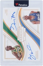 Gary Payton & Anfernee Hardaway Signed 2022-23 Immaculate #DA-GAA #11/25 Card picture