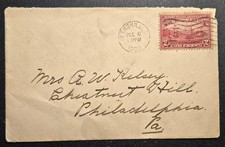 US advertising cover - 1909 correspondence to 