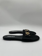 Women’s Versace Medusa '95 flat sandals with gold-tone hardware Size 37 picture