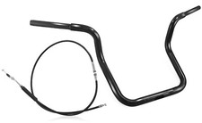 Mid Rise Handlebars For INDIAN Roadmaster Chieftain 2018-2025 BLACK picture