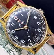Rare Piaget Hand-Wound Small Seconds Pointer Date Vintage Antique picture