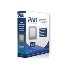 PMP Super Absorbent Silicone Bordered Wound Dressing 6