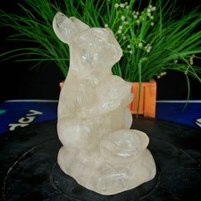 4.95LB Top natural crystal hand carved therapeutic artwork 2250g picture