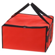 Insulated Pizza Bag 24x24x14 Inches Non-woven Fabrics Grocery Bag Red picture