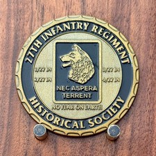 27th Infantry Regiment Sgt Charles Fleek MOH Challenge Coin  M#28 picture