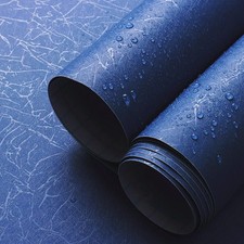 393 “×17.3” Wallpaper Silk Dark Blue Peel-and-stick Wallpaper picture