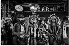David Yarrow J Bar Jerome Hotel Black White Matte Paper Poster Wall Art 24x36 picture
