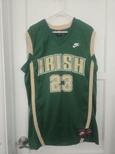 Vintage 2003 Nike LeBron James SVSM Irish #23 TAG Jersey Green Men’s Medium picture