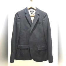 J. Crew Ludlow Blazer Black Luxe Matte Wool Gabardine Size 10 picture