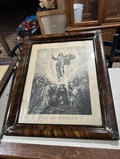 antique lithograph The Ascension  picture