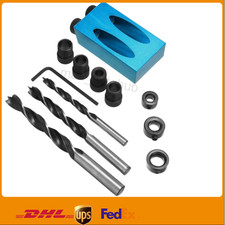 850 Easy Drill System Woodworking Screw Drill Heavy Duty DIY Pocket Hole Jig Kit picture