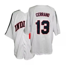 Movie Pedro Cerrano #13 Baseball Jersey Embroidered White Custom Men S-5XL picture