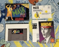 The Mask Super Nintendo Authentic in Box w Inserts Authentic Tested SNES CIB picture