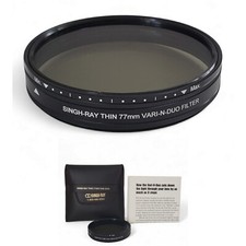 Singh-Ray Thin 77mm Vari-N-Duo Thin Ring Filter Padded Case & Pamphlet picture