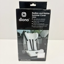 Diono Radian Rainier Car Seat Summer Cover White Replacement NEW READ picture
