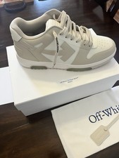 OFF WHITE OUT OF OFFICE SIZE 46 BEIGE AND WHITE picture