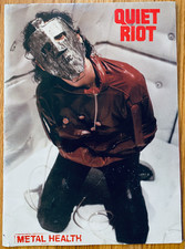 Quiet Riot Metal Health Tour Program 1983 Vintage Original Fold-Out Poster picture
