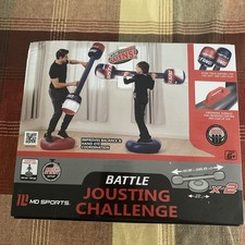 NIB MD Sports Battle Jousting Challenge Set Inflatable Hand Eye Coordination 6+ picture