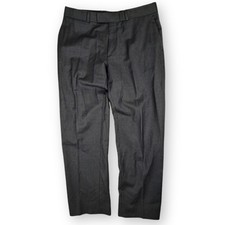Balmain Homme Suit Trousers W34 Wool Cashmere Tailored Grey Formal picture
