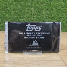 2017 Topps Baseball Exclusive Series One Unopened Hobby Pack picture