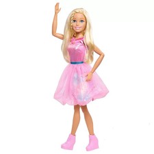 BARBIE 28 inch FASHION DOLL NEW BLONDE Hair Shimmery  DRESS Top Toys Authentic picture