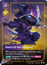 Riftbound Yordle, Kennen - Heart of the Tempest 155/166 FOIL Rare Vendetta NM picture