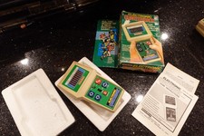 Vintage COLECO FOOTBALL in Box  Handheld Electronic Video game D4 #4  RARE MINT picture