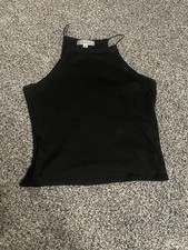 Gaze Black Sleeveless Top XS picture