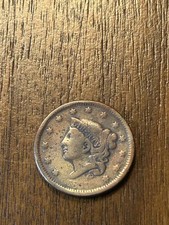 1837 Coronet Large Cent VG picture