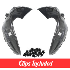 Front Driver & Passenger Side Fender Liner Set w/Clips For 09-24 Dodge Ram R1500 picture