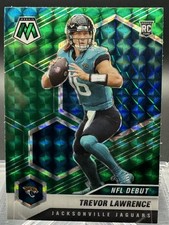 2021 Panini Mosaic Trevor Lawrence RC NFL Debut Green Mosaic Prizm #241 picture