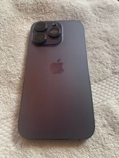 OEM Genuine Apple iPhone 14 Pro rear back glass Housing chassis grey ( C ) picture